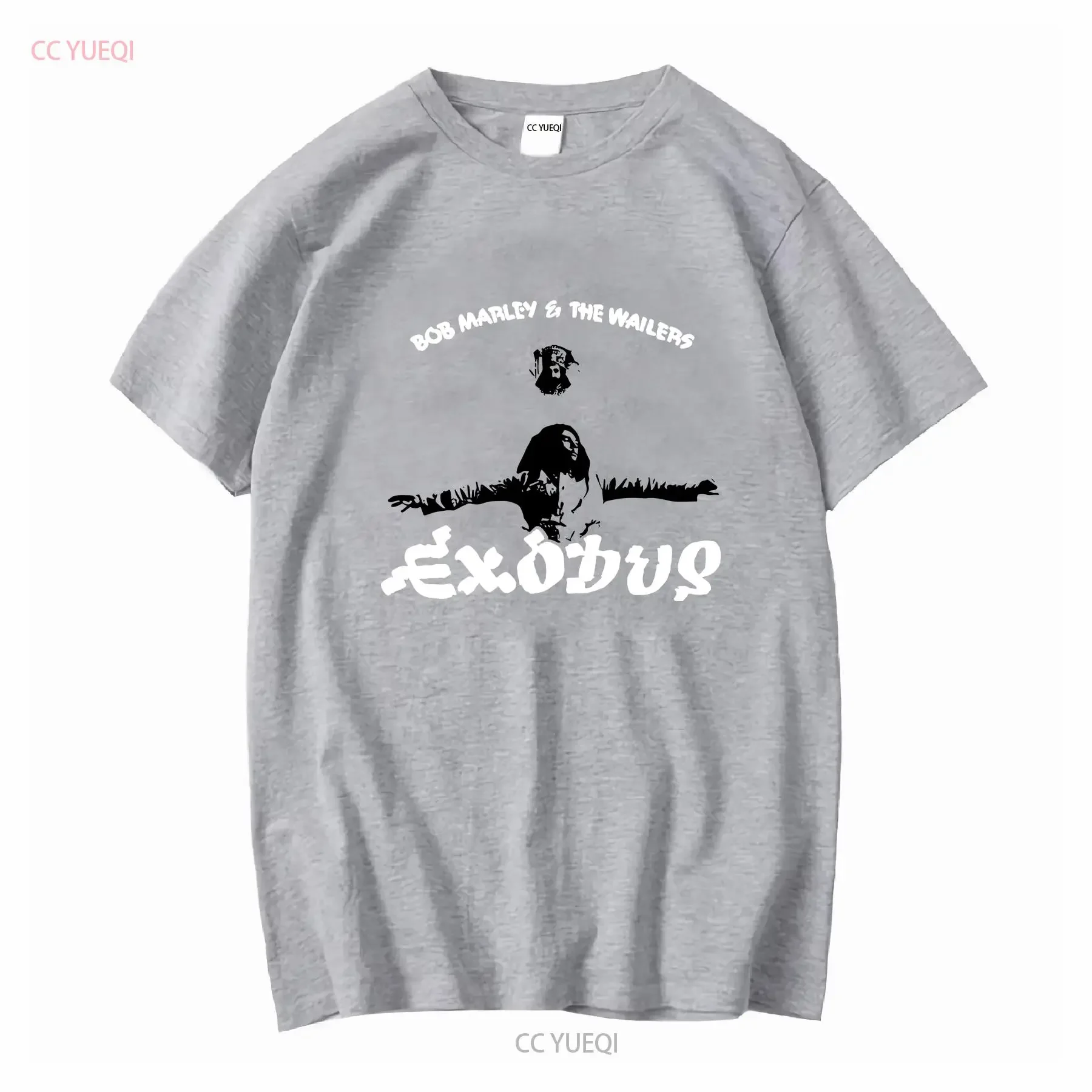 Bob Marley Exodus Arms Outstretched Hi Build Red T Shirt long or short sleeves vintage Washed designer clothes Comfortable