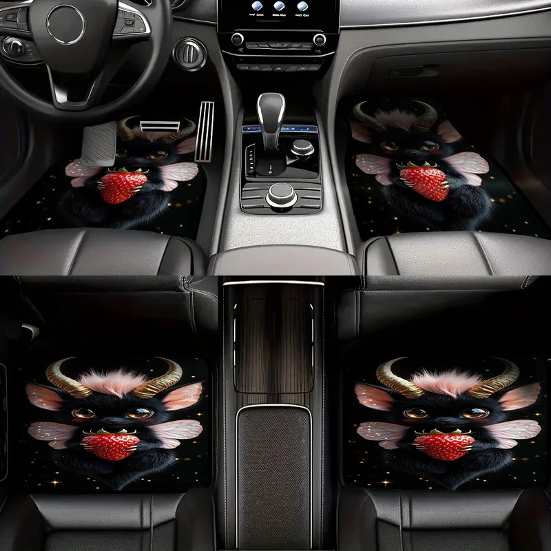 Luxury Car Floor Mats 4pcs Set, All-Season, Odorless, Easy To Clean. Car Floor Mats, Vehicle Enthusiasts