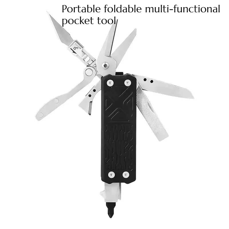 

NEW Portable Foldable Multi-functional Pocket Tool for Outdoor Camping, Hiking, Emergency and Self-defense Purposes