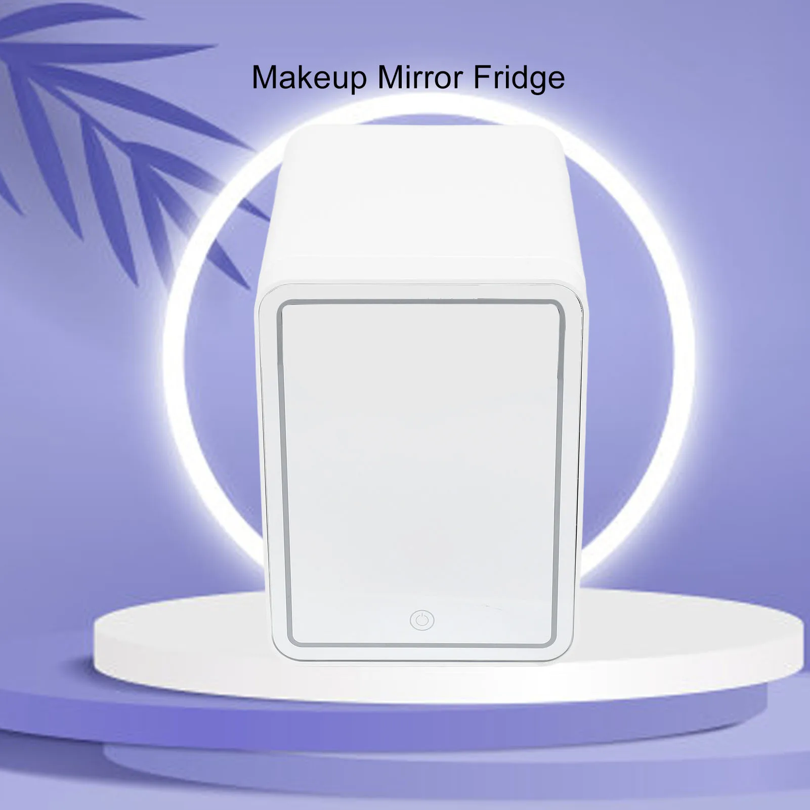 ثلاجة للعناية بالبشرة سعة 6 لتر، 3 تروس خفيفة، مرآة مكياج محمولة، مبرد وثلاجة تجميل مصغرة لتدفئة حليب الصدر #2