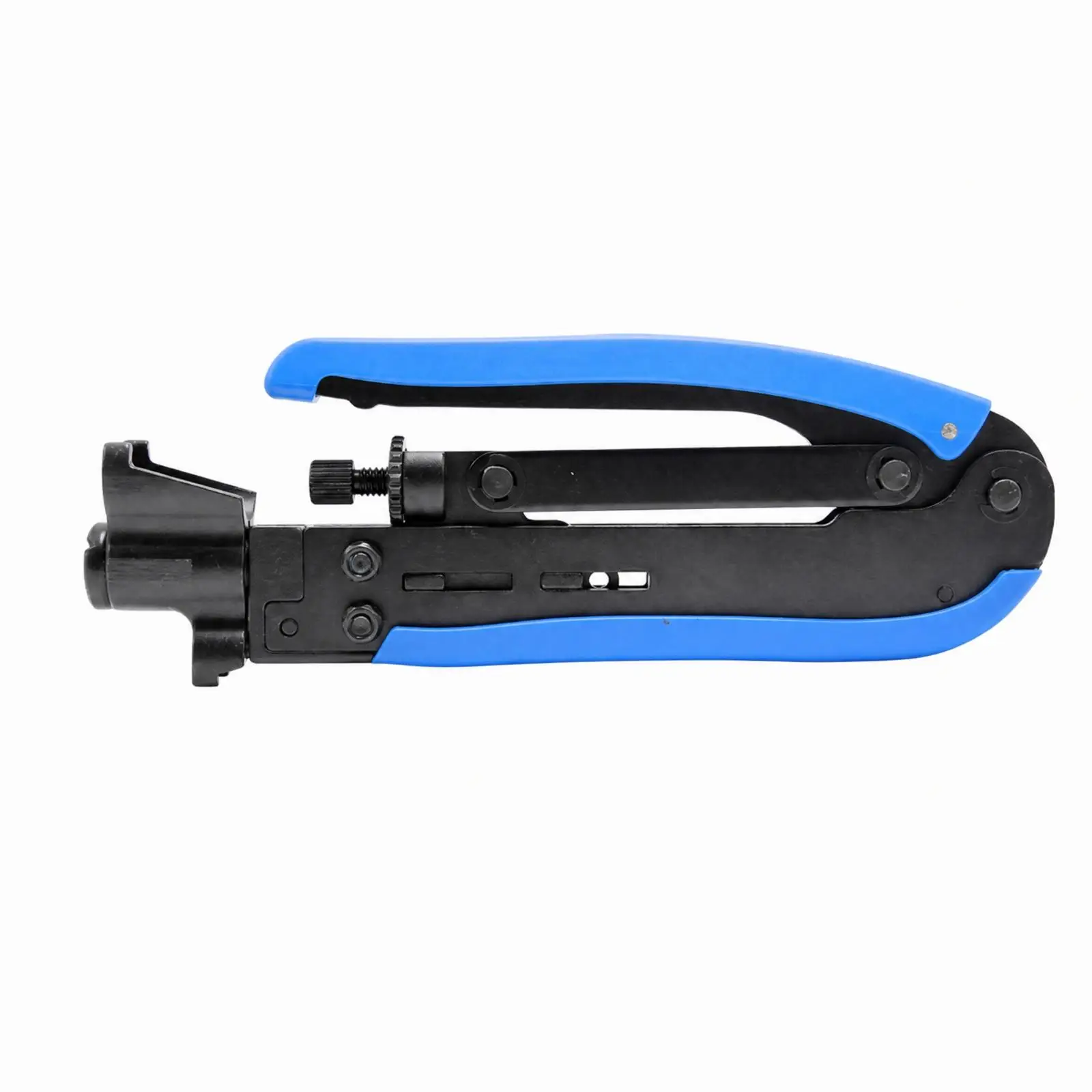Coaxial Cable Crimping Tool Precision Coax Compression Tool Coax Crimping Tool for AV Technicians, Home Networking Hobbyists,