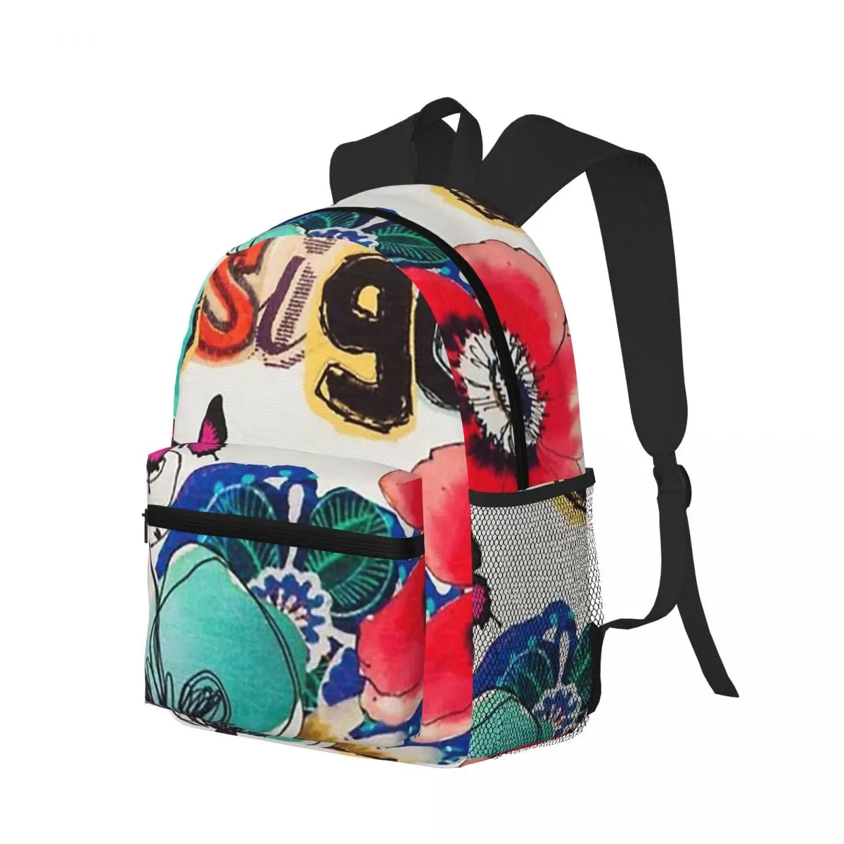 Desigual Custom Student Backpack School Bag Hiking Travel Daypack for Boys Girls Bookbag Shoulder Bags