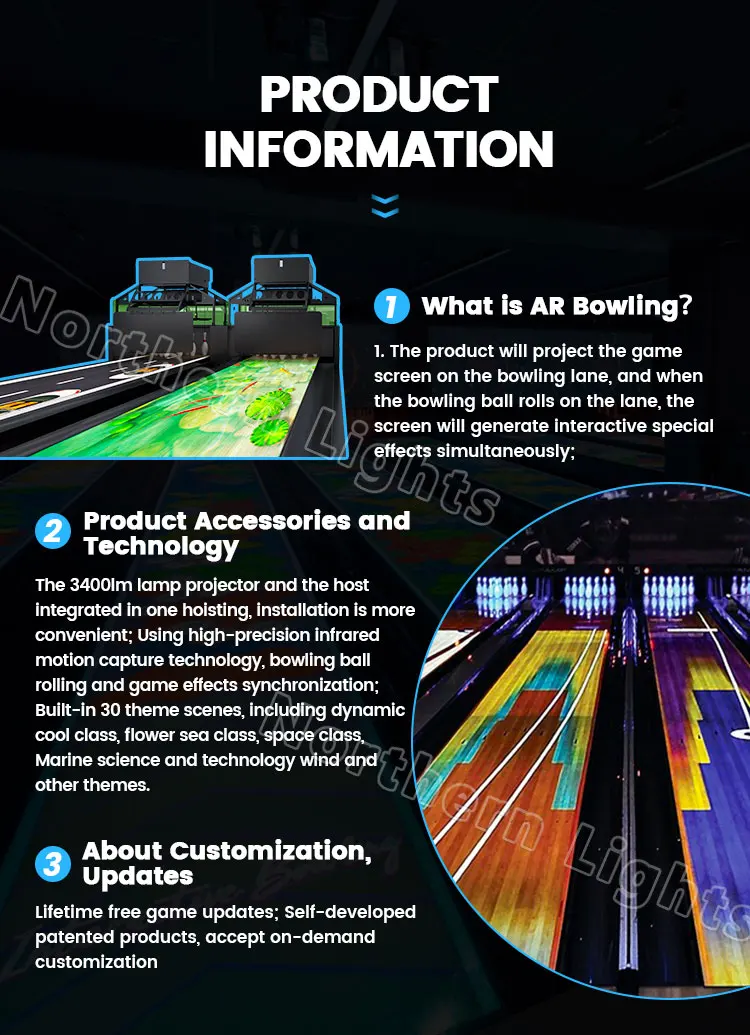 Interactive Ar Bowling Alley Simulator AR Bowling Lanes Equipment Tenpin Augment Reality Simulation Bowling Alley