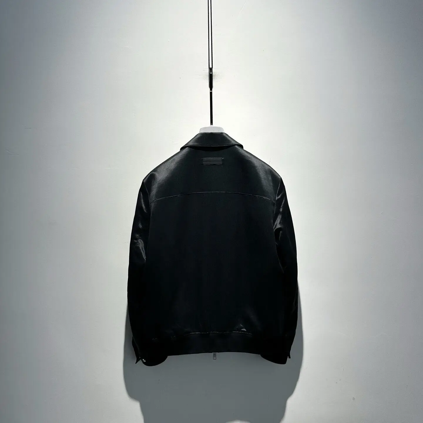 Italian hemp interwoven mulberry silk sweat hemp jacket