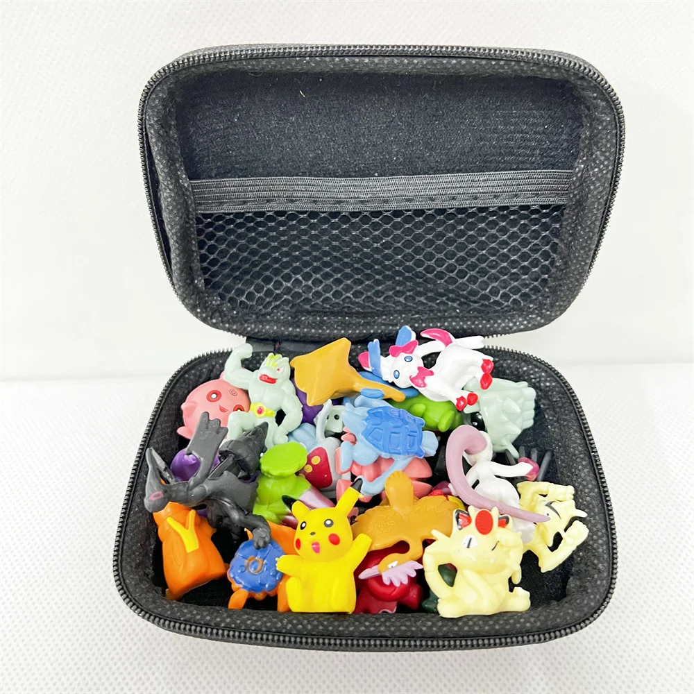 24pcs/Bag Set 2-3cm Figures Toy Bulk Anime Mini Doll Figurine Small Pocket Monster Birthday Gift Toys