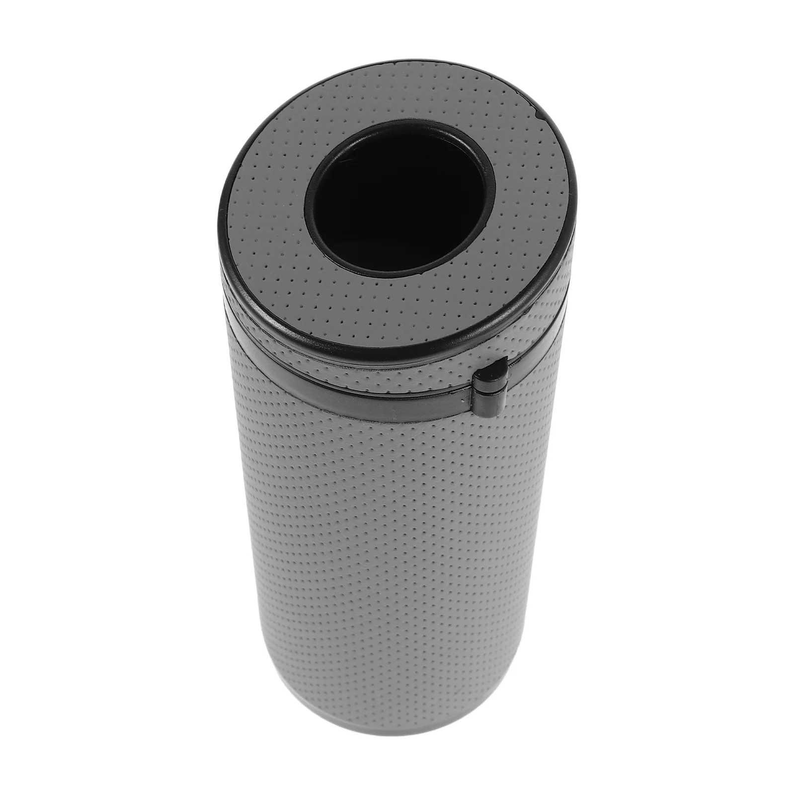 

Car Tissue Holder PU Round Cylinder Box Stylish Tissue Case for Vehicle Paper Towels Napkins Storage Organizer