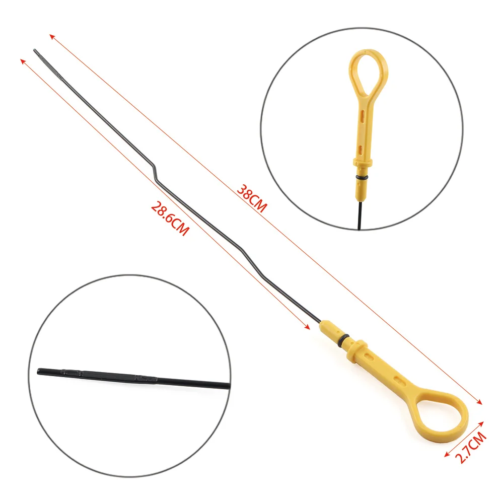 380mm Car Engine Oil Dipstick For Mazda Protege 1996-2003 For Protege 5 2002-2003 BPD310450 Yellow