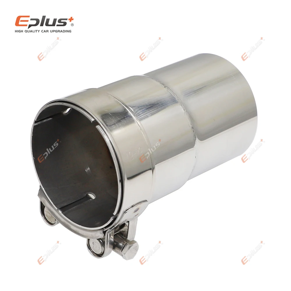 Eplus-Universal Tubo De Escape De Aço Inoxidável, Redutor Adaptador, Motocicleta Escape Silenciador, Pipeline tubos soldados, acessórios do carro