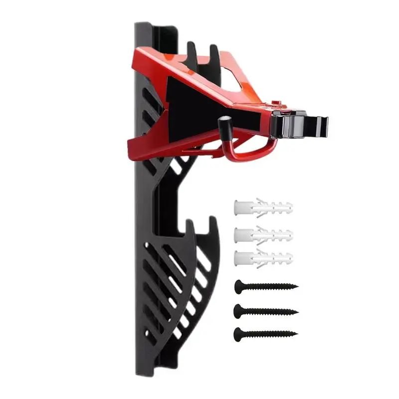 

Wall Mount Jack Stand Organizer Heavy Duty Steel Jack Stand Holder Vertical Storage Bracket High Load Capacity Space Saving
