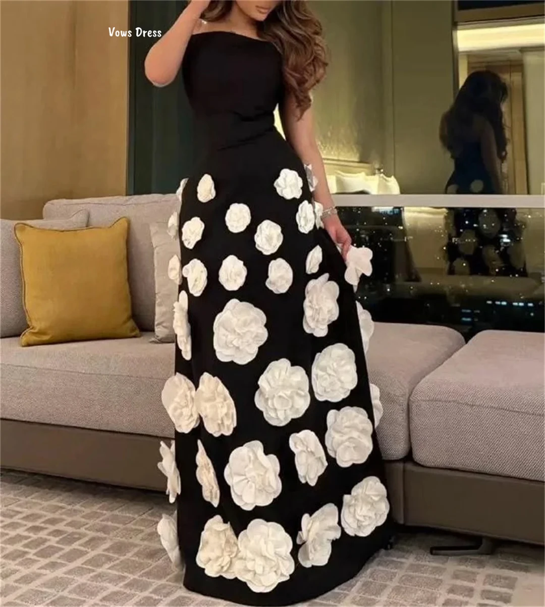 Vows Applique robe de bal de luxe 2025 sur mesure bustier tubulaire robes de soirée pour les Occasions spéciales robe de bal robe en tissu de Satin