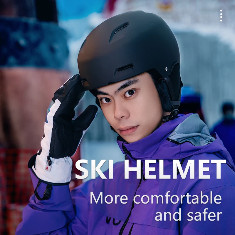 Horntour New High-quality Ski Helmet One-piece Ultra-light Breathable Outdoor Sports Ski Equipment Men's and Women's Warm Helmet