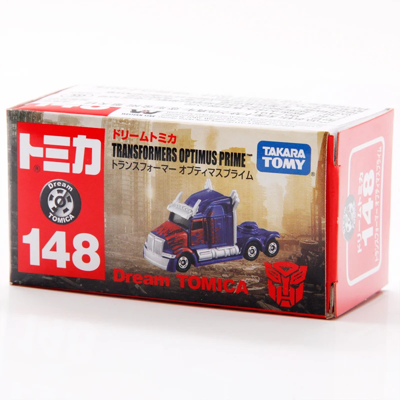 TAKARA TOMY Dream card Transformers Optimus Prime alloy model, boys collection of decorative toys, children\'s holiday gifts.