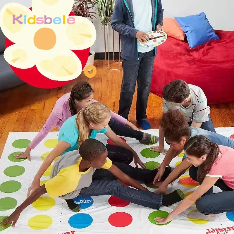 Twister Game Indoor Outdoor Toys Play Mat Funny Family Company Holiday Party Parent-Child Sports Interactive Group Toy