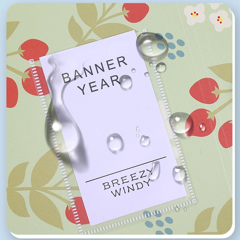 Multi-Layer A4 Flower File Folder Candy Color 6/8 Grids Organ Bag Simple Korean Large Capacity Office Stationery File Bags