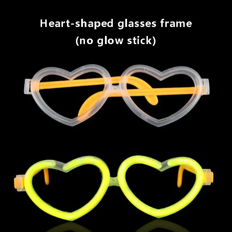 2024 New Party Glow Stick Accessories Connectors Headband Glasses Butterfly Bracelets Necklaces Neon Party Fluorescent Colors