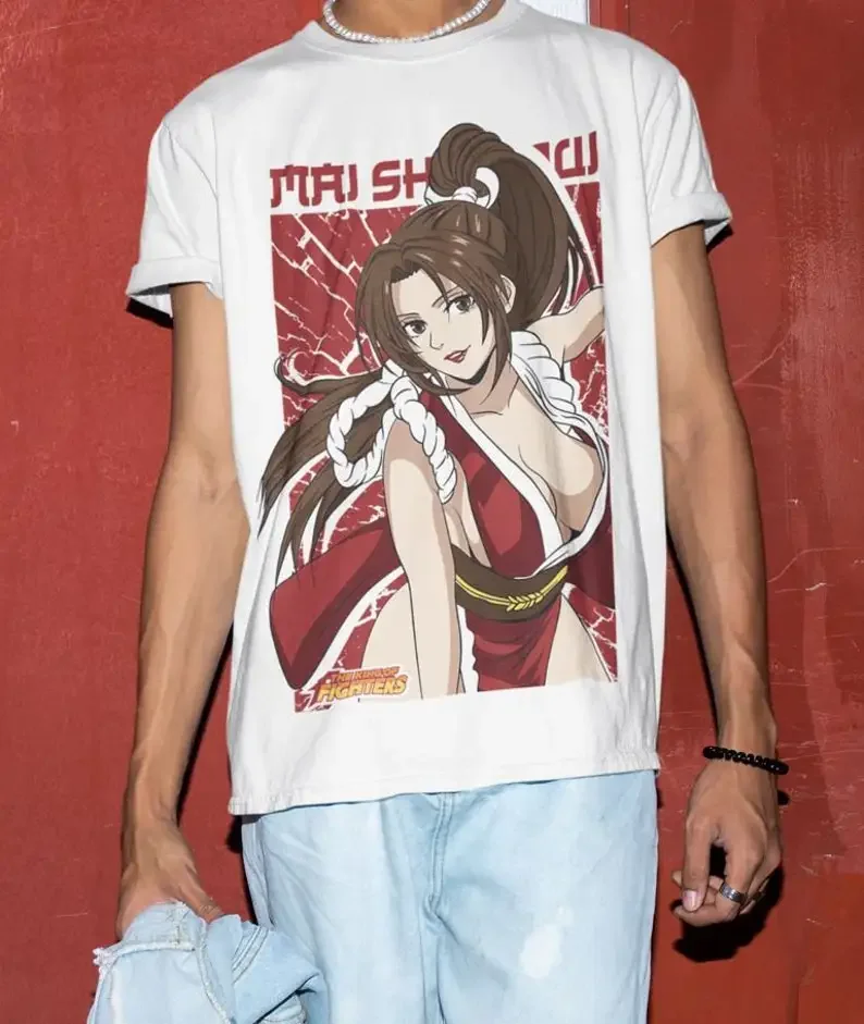 Kof2002文字のユニセックスTシャツ、プレミアム、2k2