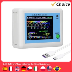 WIFI Signal Scanner 2.4G/5G WIFI Signal Usage Analyzer Router Management Assistant with 2.4inch Color Display