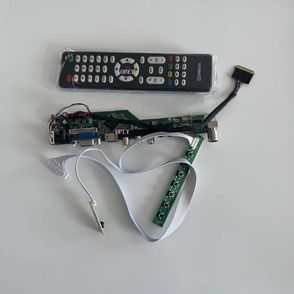 

TV Controller board kit for LG LP156WH3 LP156WH3-TLAA 1366x768 15.6" HDMI-compatible RF USB AV VGA Audio LED Screen monitor
