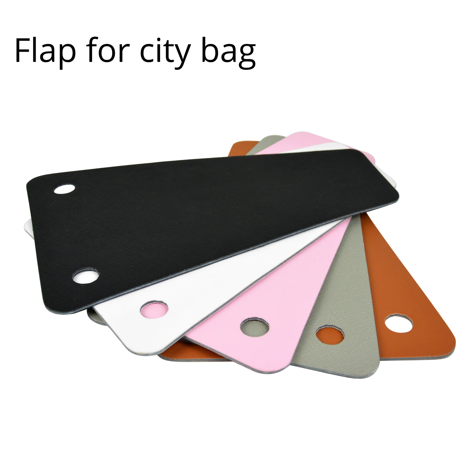 Faux Leather Replacement Flap with Matching Band Interlocking Top Accessory for O City Bag Obag Bag Accessories