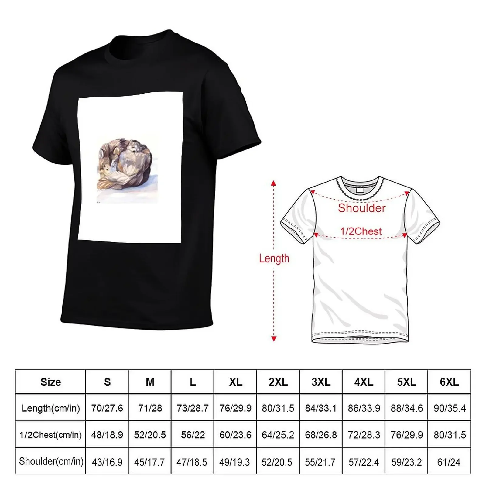 Mama Wolf T-Shirt anime figures sweat sublime fruit of the loom mens t shirts