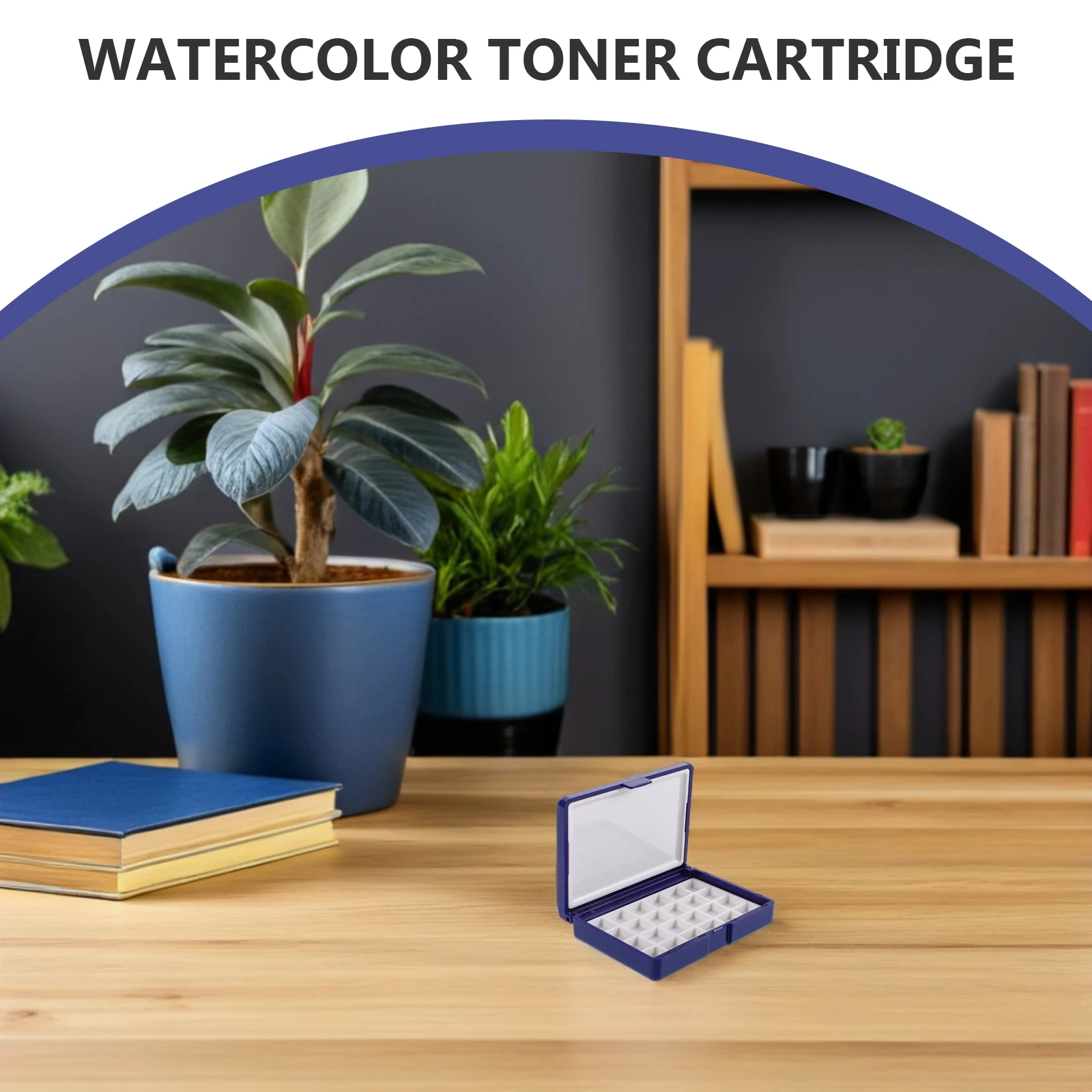 

Watercolor Palette 24 Grid Sturdy Plastic Sealed Lids Portable Travel Paint Mixing Tray Outdoor Use Water Color Paint Palette