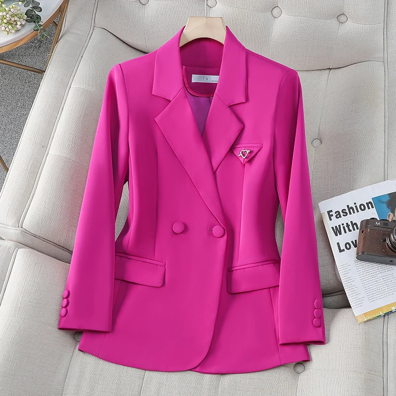 

HIGH QUALITY Newest Fashion Korean Style Formal Wear Office Women Blazers Casual Work Clothes 2024 New Elegant Blazers ﻿