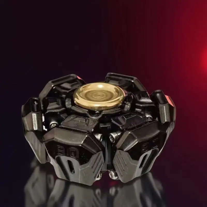 Temperamental 08 Ancient Iron Stainless Steel Finger Top  Opening Stress Relief Toy Fidget Spinner
