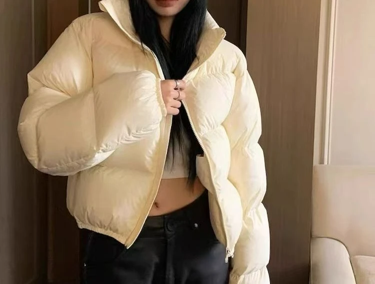 حار بيع أزياء الخريف الشتاء المرأة الجديدة سترة قطن سميكة تنوعا فضفاضة البخاخ القطن مبطن سترة #3