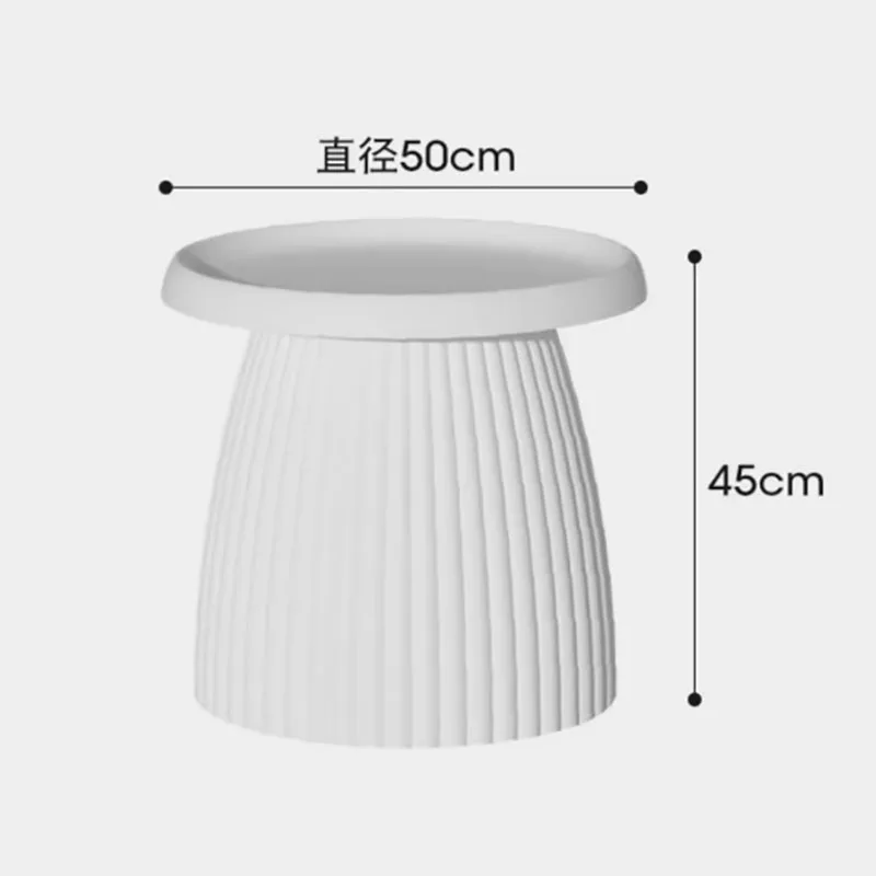 Minimalist Circular Night Table Modern White Space Saving Luxury Night Table Bedroom Aesthetic Mesitas De Noche Furnitures