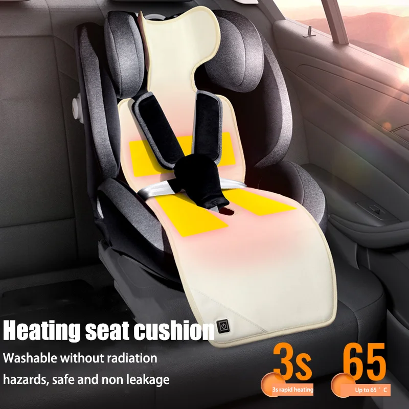 Safety Seats Heated Cover Car USB Sitting Cushion Eectric Heating cushion Seat Thermal Vehicles Winter Warmer Pad