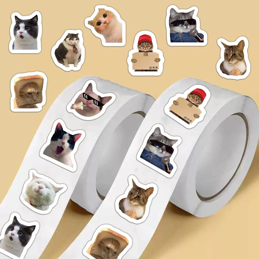 500pcs Cartoon Meme Cat Stickers For School Reward Stickers Classroom Decoration Encouragement Sticker For Student Teacher