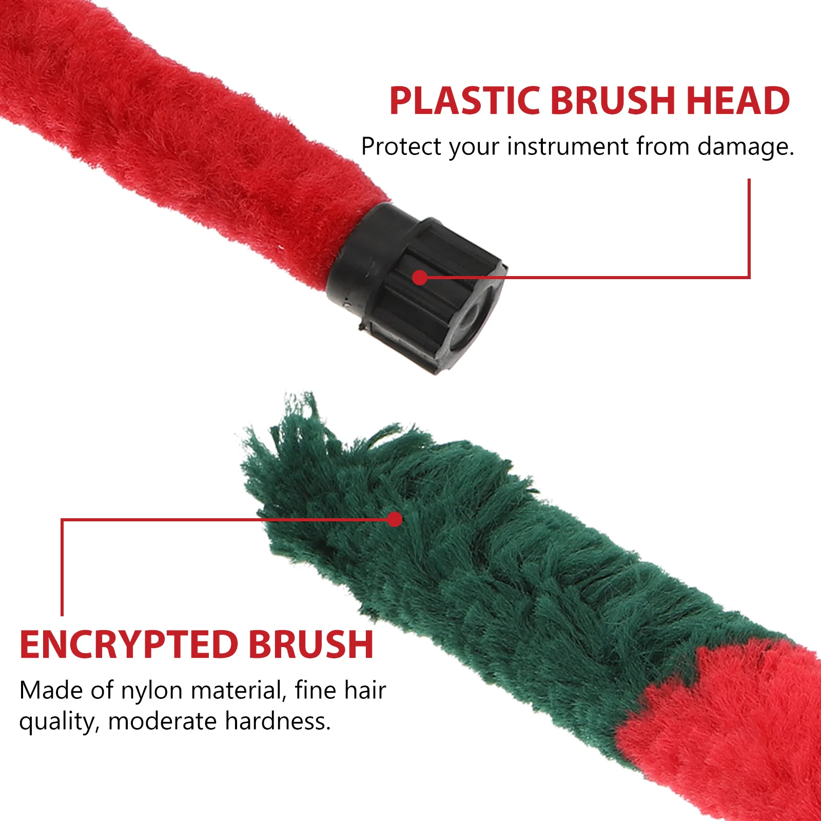 

1Pc Saxophone Cleaning Brush High Quality Nylon Musical Instrument Care Accessory