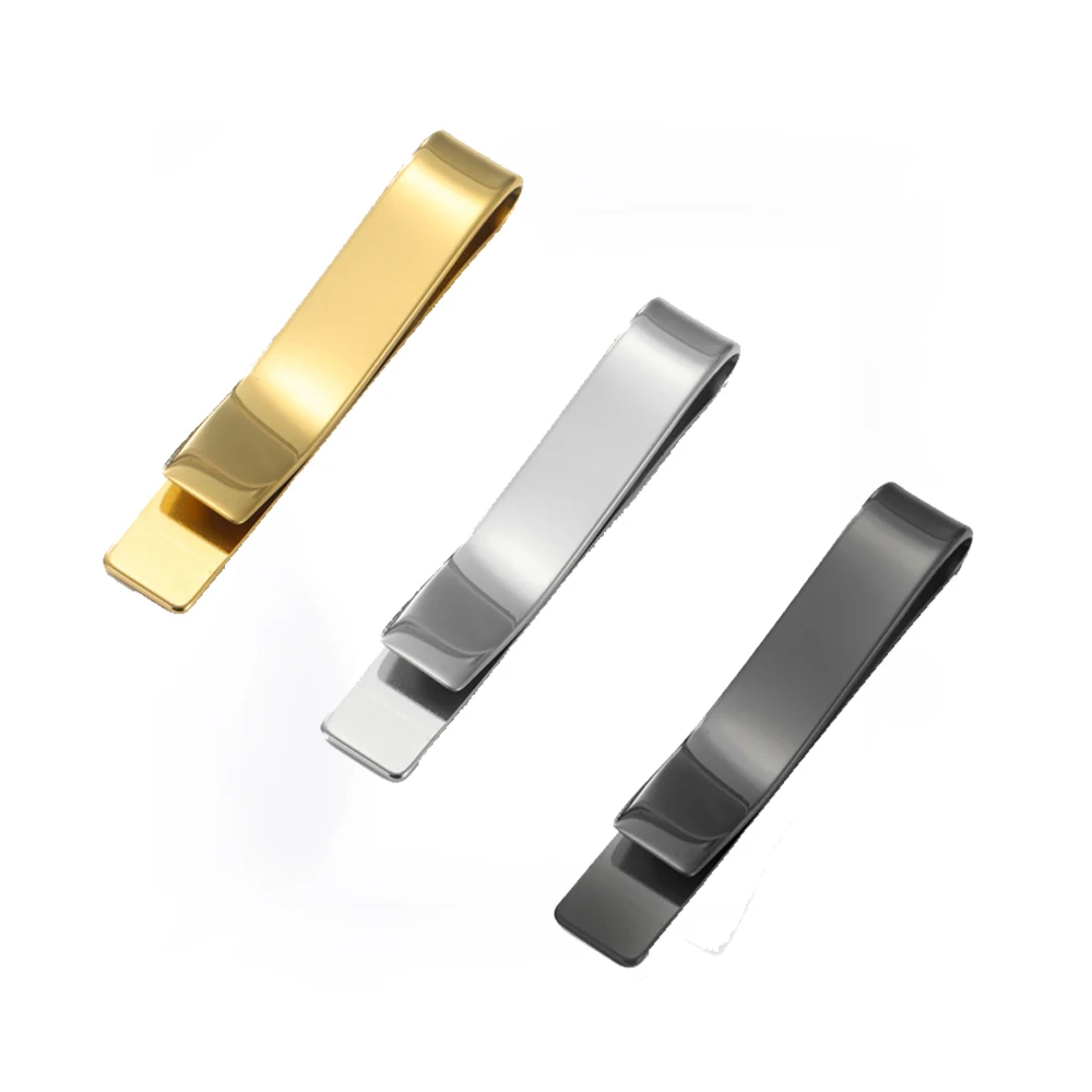 My Shape Tie Clips Stainless Steel 3 Pcs Tie Clip Set Men Business Shirt Suit Jewelry Groom Wedding Party Men's Valentines Gifts