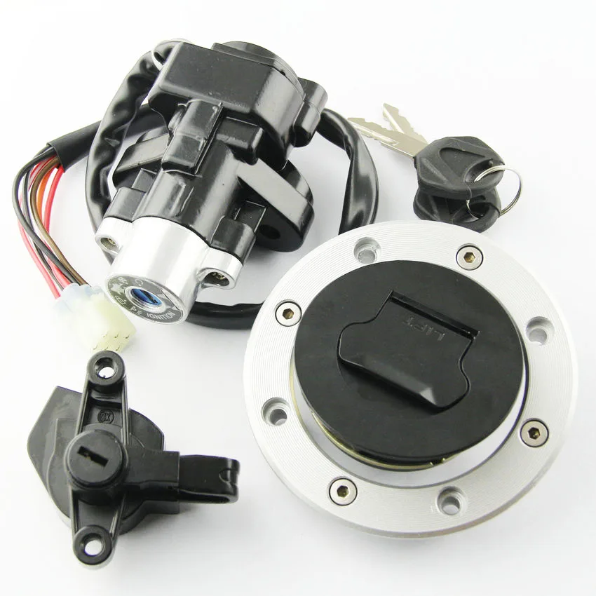Motorcycle Ignition Switch Fuel Tank Cap For Suzuki Bandit GSF600 GSF1200 GSF 600 1200  Seat Lock Key Set Moto Accessories Parts - view 6