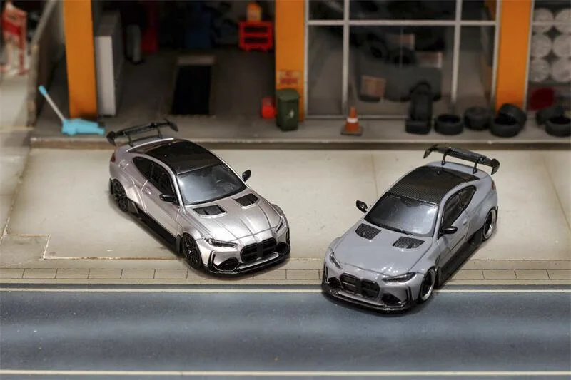 

SW 1:64 G82 M4 Green Silver Grey Diecast Model Car