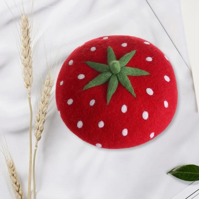 

R1WE Soft Sweet Hat British Stylish Hat Leather Hat Fashionable Western Hat for Autumn and Winter