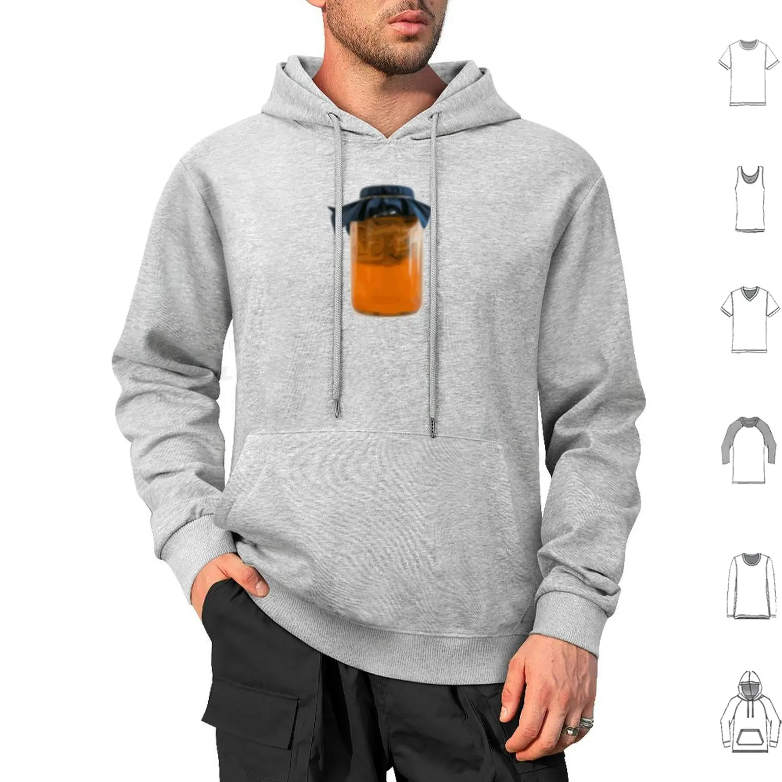 Kombucha Scoby Hotel pintura ilustración sudaderas con capucha de manga larga Scoby Kombucha té Buch cultura simbiótica bacterias