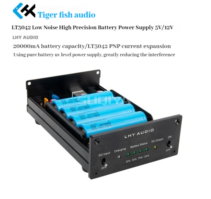 

Tigerfish LT3042 Low Noise High Precision Linear Voltage Regulator 5v 1.5A DC Power Supply Battery Powered USB