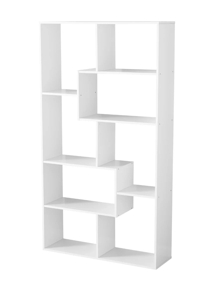 Bookcase, White  Book Shelf Furniture  Book Rack  Book Storage