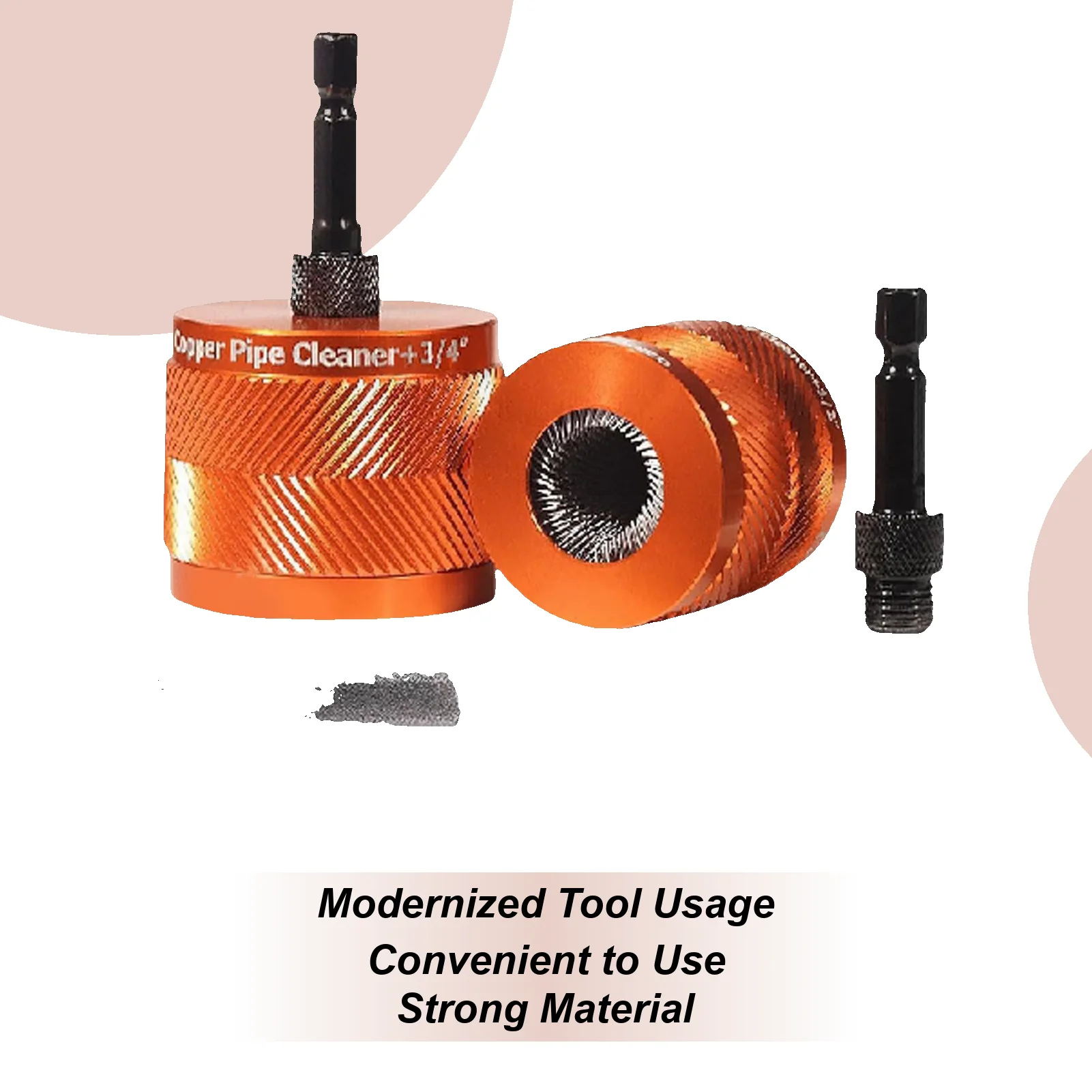 

Щетка для чистки металлических медных труб Щетка для чистки медных труб Щетка для чистки трубок Набор щеток для полировки для электрической дрели