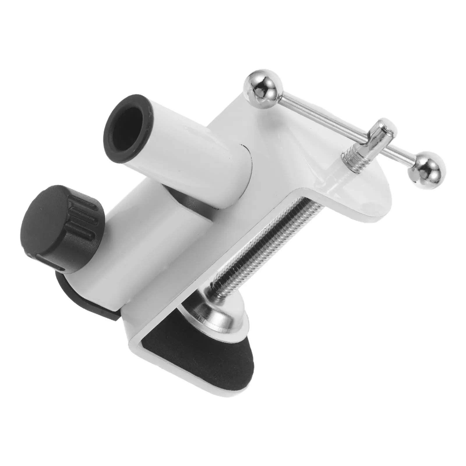 Microphone Clamp Base Adjustable Metal Desk Mount Screw for Boom Arm Live Streaming Online Classes Studio Adjustable Desk Clamps