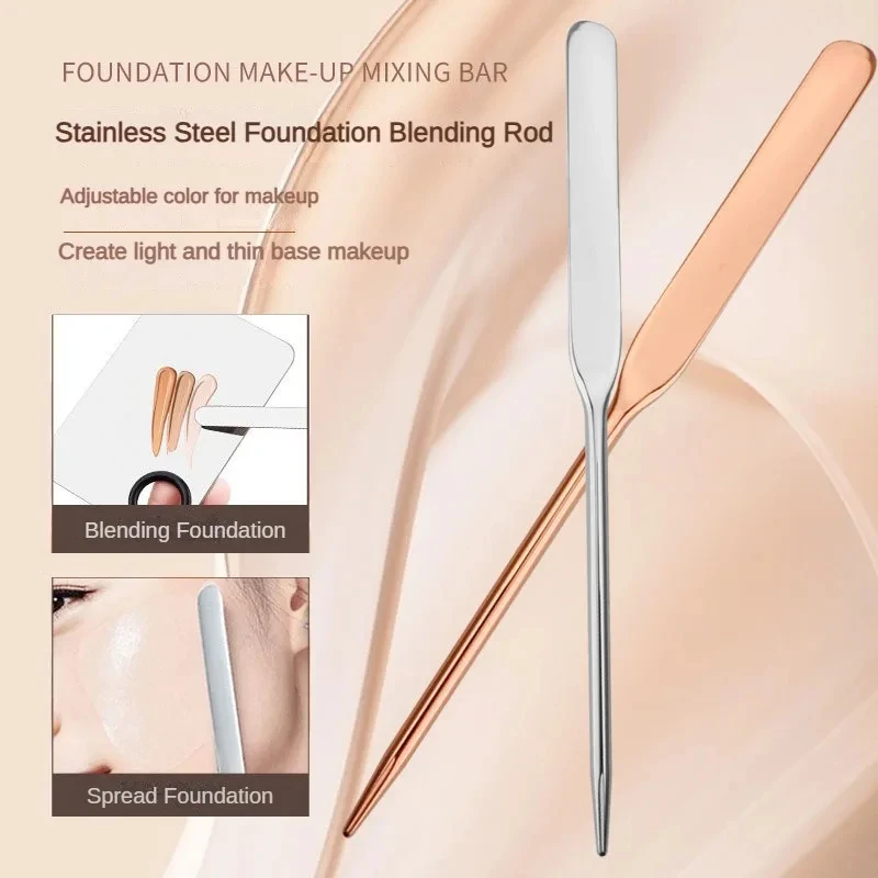 1/2/3 stuks spatel en roestvrijstalen mengpalet, nail art en menggereedschap voor foundation, make-up artiest menggereedschap mooi