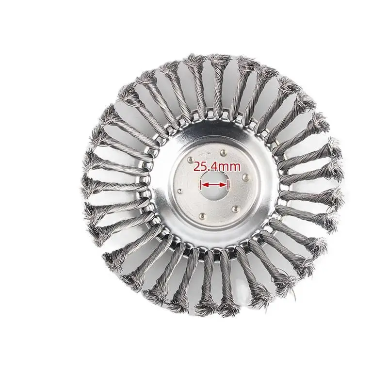 مناسبة لرؤوس قطع الأسلاك الفولاذية مقاس 8 بوصات لجزازات العشب - تأتي مع ملحقات صامولة ثابتة