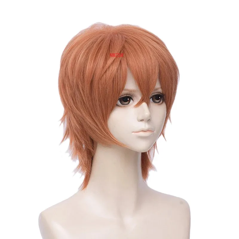 Kostum Cosplay Wig Pendek Anime GIVEN Sato Mafuyu Rambut Sintetis Tahan Panas Wig Pesta Halloween Pria Wanita