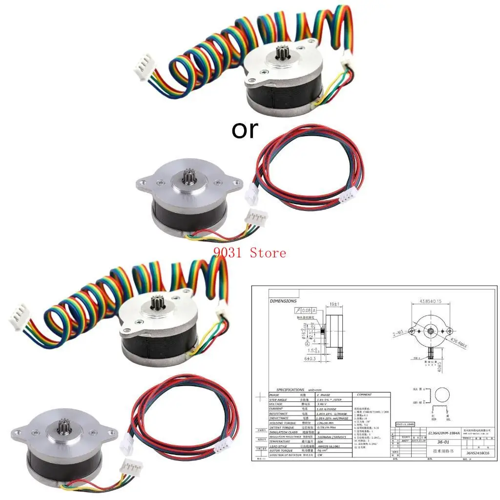 

NEMA14 36bygh Step Motor.