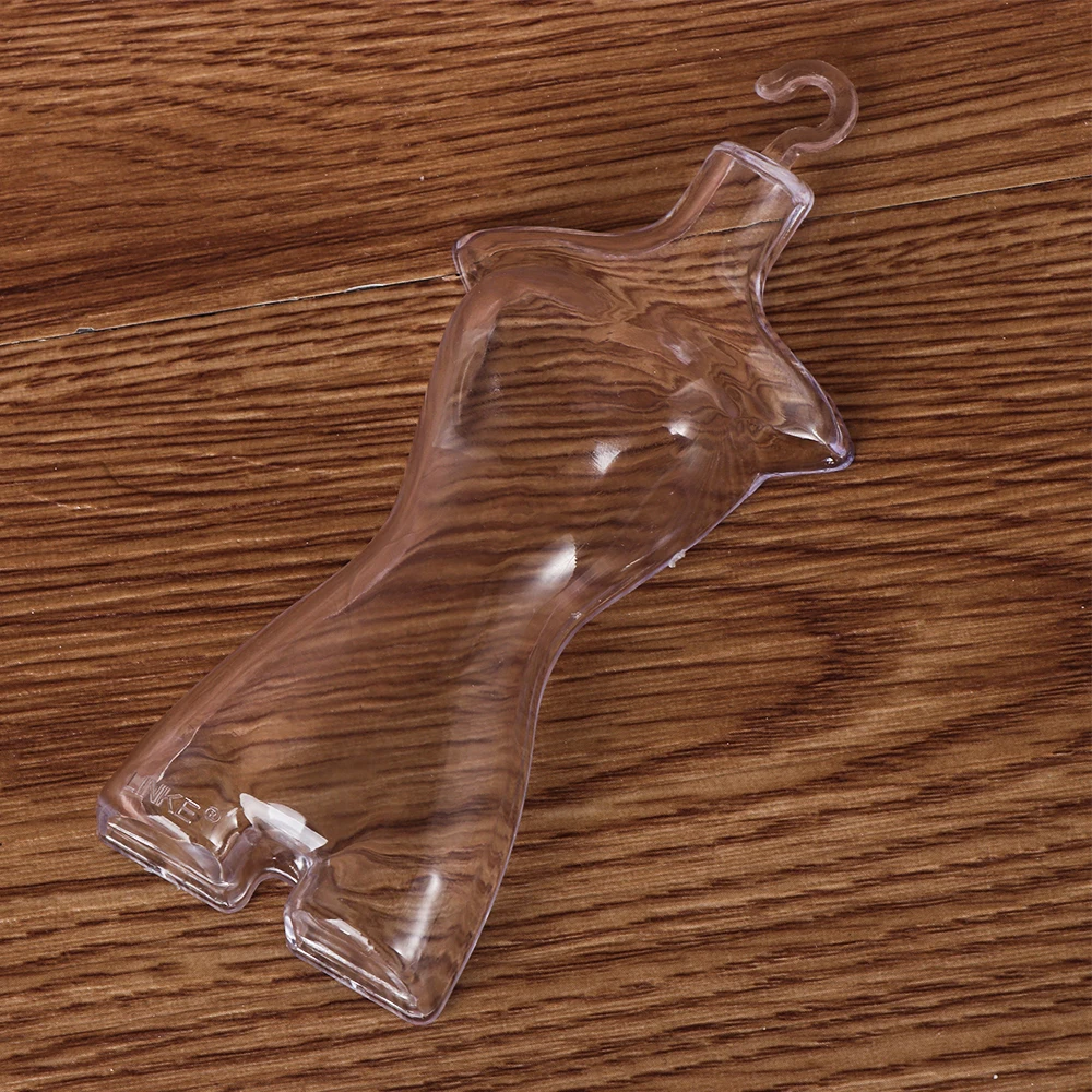 Transparent Mannequin Hollow Model hanger Stand Rack Holder for Dolls Girls Fantasy Doll Display Holder Dress Clothes Gown