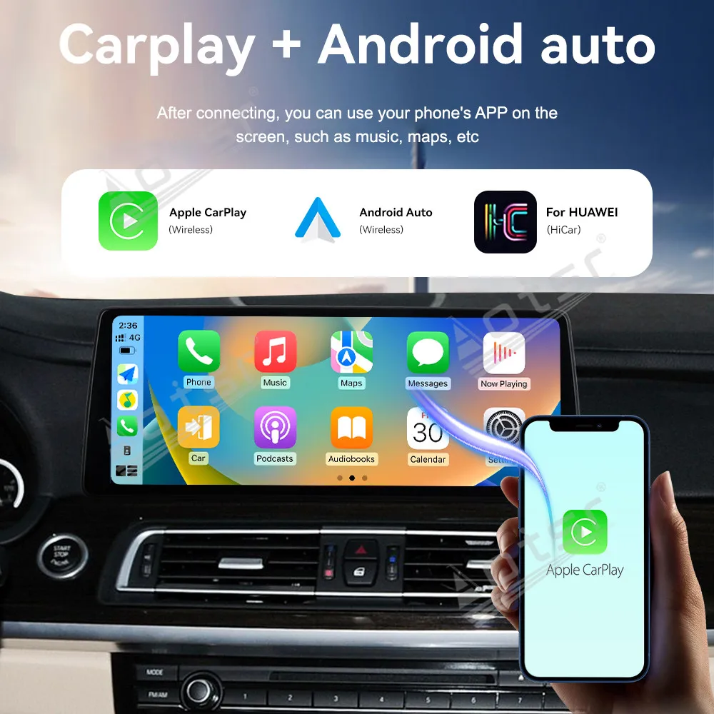 For BMW 7 Series 2009-2012 Qualcomm 12.9 