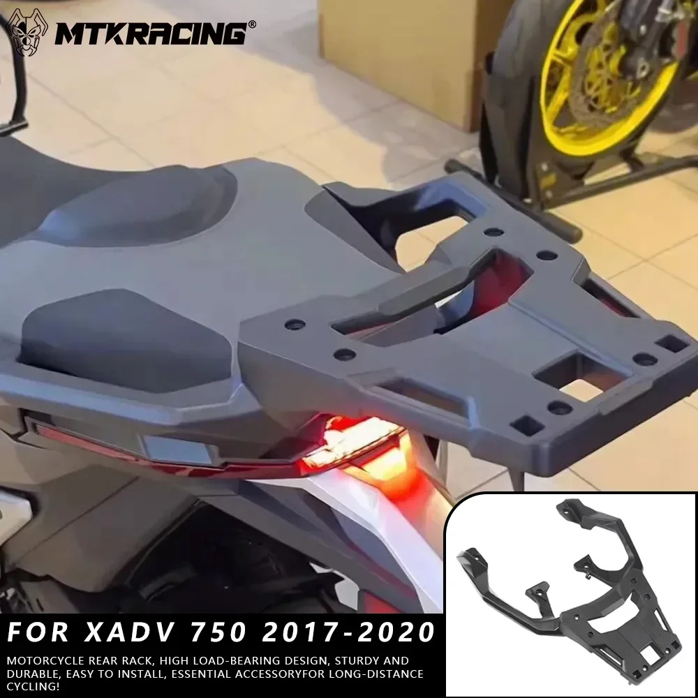

MTKRACING For HONDA XADV 750 2017-2025 Tailgate Rear Tail Load Holder Shelf Toolbox Support Panel Aluminum Scooter Accessories