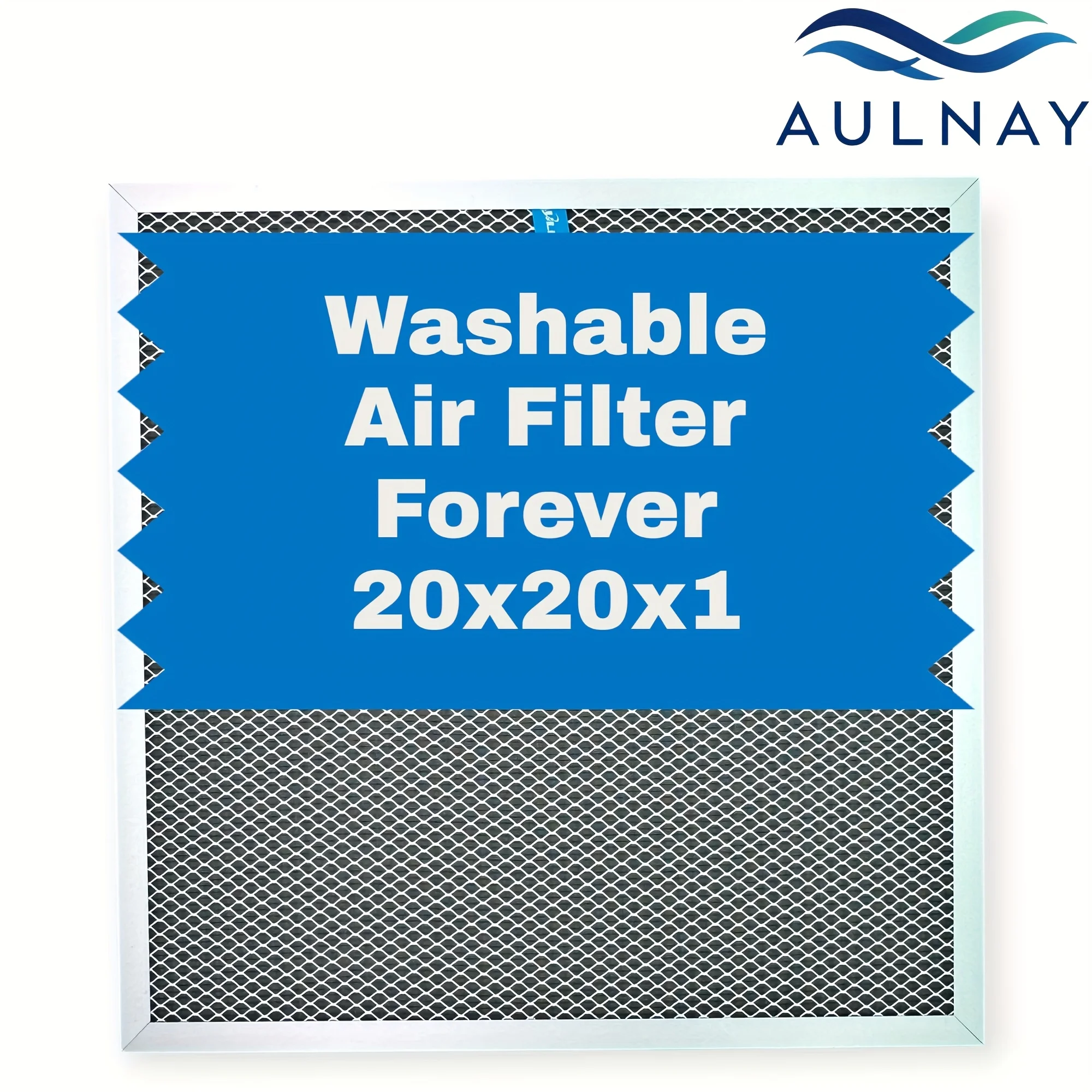 

Washable Electrostatic HVAC Furnace Air Filter, Lifetime Use, MERV 8 Grade, MPR600 And FPR 5, Healthier Home Or Office, Increase