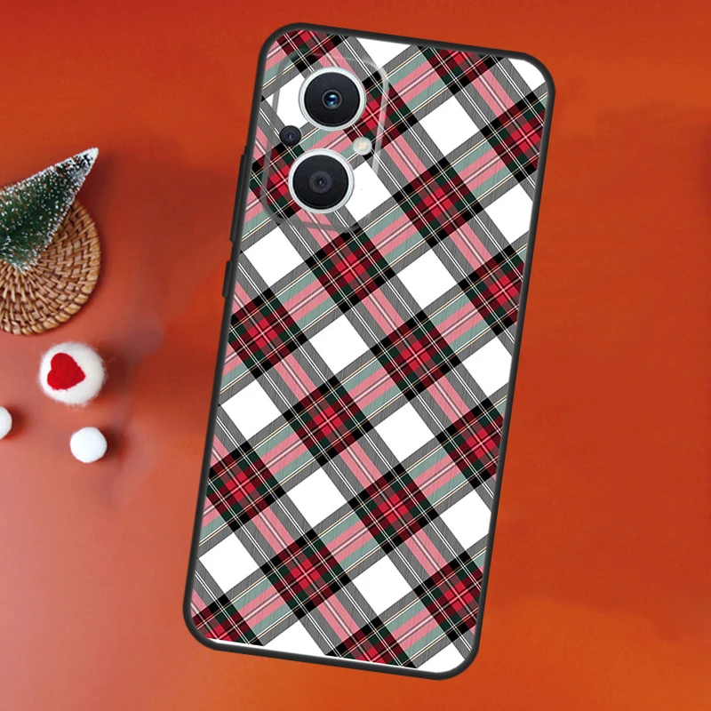 Чехол Clan Stewart с клетчатым узором для OPPO Find X8 X6 X9 Pro Reno 7 8 Lite 10 12 13 14 15 11F 12F 13F 14F